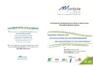 la plaquette des 10 ans - Association MONTJOIE