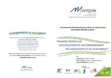 la plaquette des 10 ans - Association MONTJOIE