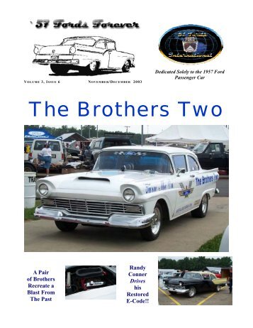 The Brothers Two - 57 Fords International