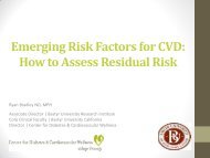 Criteria to Meet before Applying Emerging Biomarkers of CVD Risk