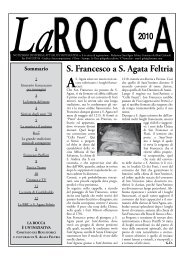 Rocca di Ottobre 2010 - La Rocca - il giornale di Sant'Agata Feltria