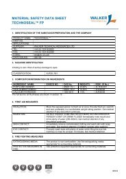 material safety data sheet technosealâ¢ fp - PT. Harimau Putih