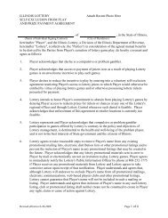 claim form - Illinois Lottery