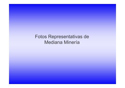 Mediana MinerÃ­a del Cobre - Sonami