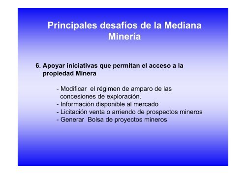 Mediana MinerÃ­a del Cobre - Sonami