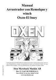 Manual OXEN-spanska 071021.book - Myreback MASKIN