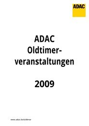 ADAC Oldtimer- veranstaltungen 2009 - Motorsport Saar