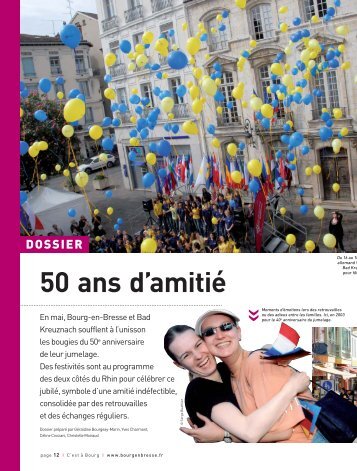 50 ans d'amitiÃ© - Bourg-en-Bresse