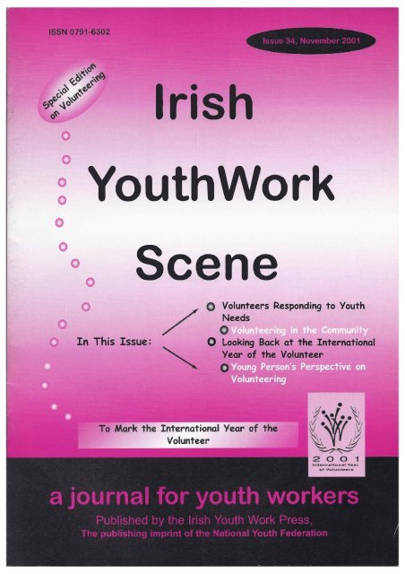 Issue 34: November 2001 - Youth Work Ireland