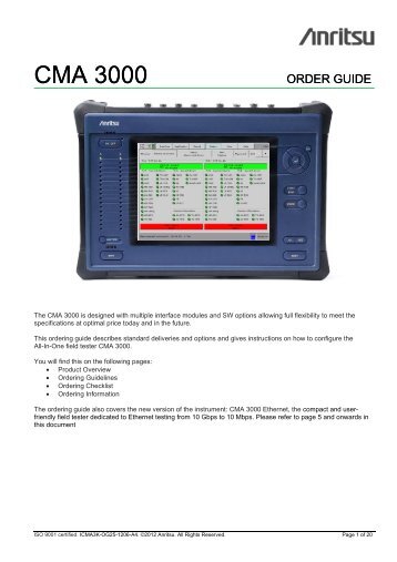 CMA-3000-Ordering-Guide.pdf - Anritsu