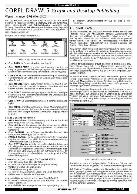 COREL DRAW! 5 Grafik und Desktop-Publishing