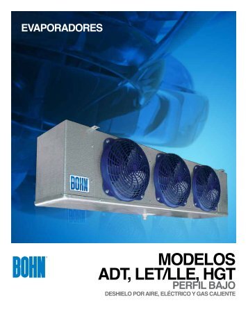 modelos adt, let/lle, hgt perfil bajo - Bohn