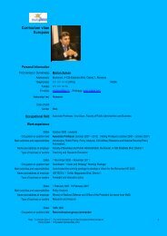 Curriculum vitae Europass