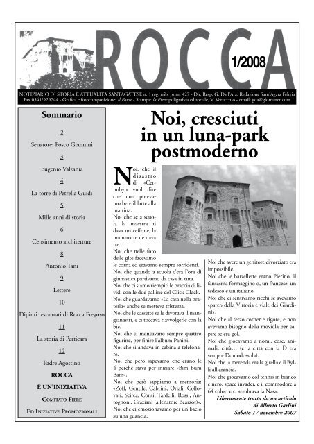 Noi, cresciuti in un luna-park postmoderno - La Rocca - il giornale di ...
