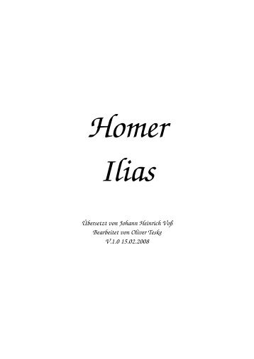 Homer Ilias als PDF (1.8MB) - Antike Heilkunde