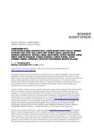 BONNER KUNSTVEREIN