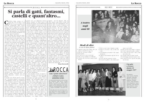 ROCCA mag/giu 2004 - La Rocca - il giornale di Sant'Agata Feltria