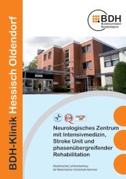 BDH-Klinik Hessisch Oldendorf - BDH Bundesverband Rehabilitation