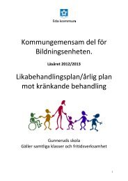 Likabehandlingsplan - Eda kommun