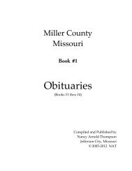 Obituaries - Miller County Museum