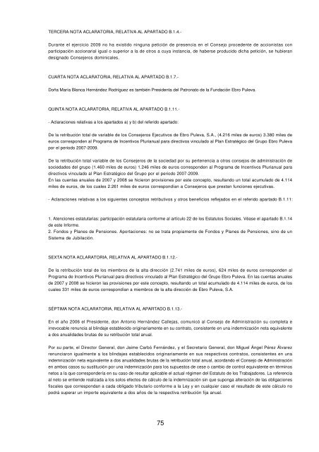Cuentas Anuales Individuales e Informe de Gestión ... - Ebro Foods