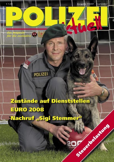 Zustände auf Dienststellen EURO 2008 Nachruf „Sigi Stemmer - FSG