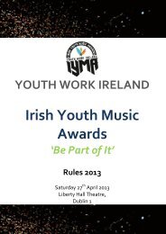 Irish Youth Music Awards - Youth Work Ireland