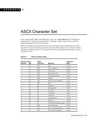 ASCII Character Set - Stacken