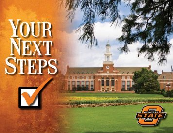 Next Steps Brochure - Office of Undergraduate Admissions