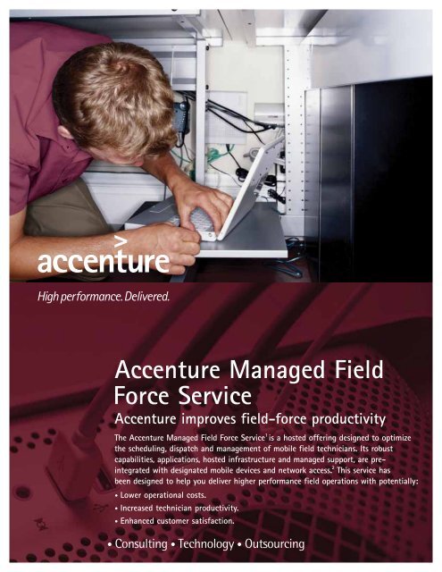 Accenture Managed Field Force Service