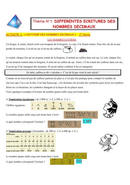 Écriture des chiffres – Écrire le chiffre 4