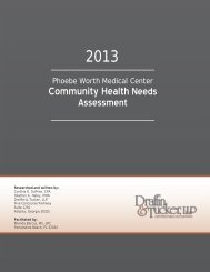 CHNA_Phoebe Worth_2013.pdf - Phoebe Putney Memorial Hospital