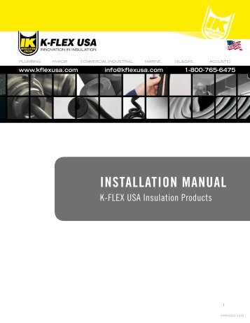 InstallatIon Manual - K-Flex USA