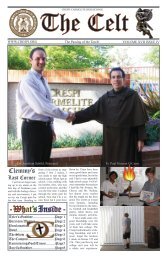 The Celt Volume XVII, Issue IV - Crespi Carmelite High School