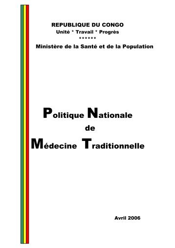 Politique Nationale de Médecine Traditionnelle