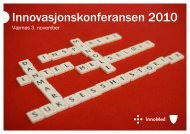 Innovasjonskonferansen 2010 - Innomed