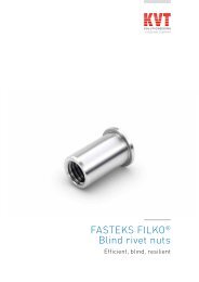 FASTEKS+ FILKO® Blind rivet nuts - KVT-Fastening Sp. z o.o.