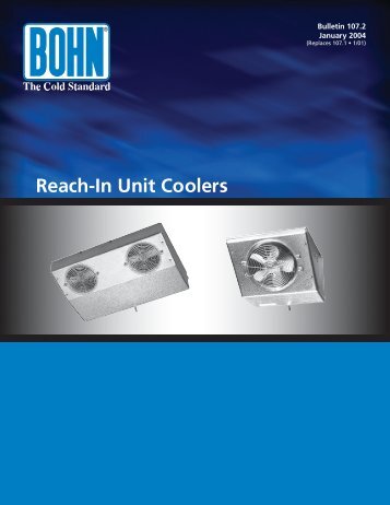 Reach-In Unit Coolers - Bohn