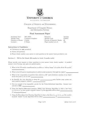 1-up - computer science department - linux website