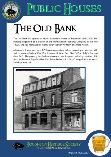 Old Bank - Houghton-le-Spring