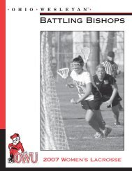 2007 guide - Ohio Wesleyan University