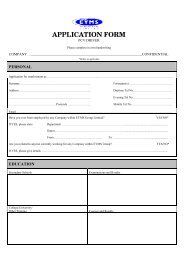 New Website Application form - PCV driver