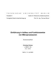 EinfÃ¼hrung in Aufbau und Funktionsweise von ... - Christian Richter