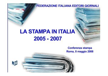 Stampa in Italia 05-07 - Ciclopress