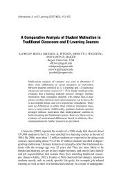 A Comparative Analysis of Student Motivation in ... - Anitacrawley.net