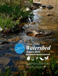 State of the Watershed Report - The Stony Brook-Millstone ...