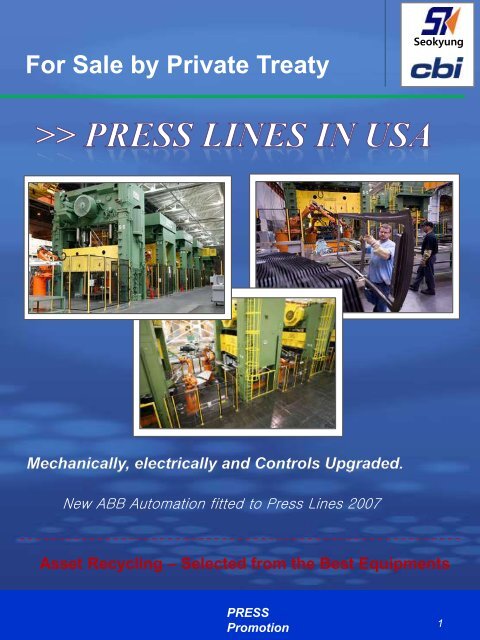 Press Lines # 2 - CBI industrial asset management