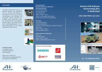 Siemens PLM Software Hochschultag 2011 in Biedenkopf