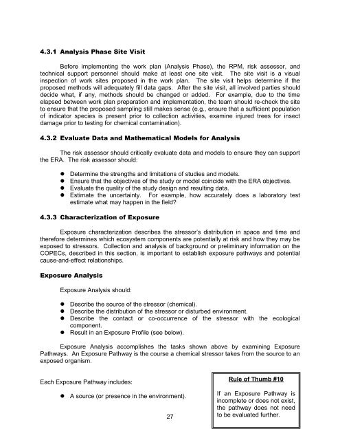 Tri-Service Remedial Project Manager's Guide for Ecological Risk ...