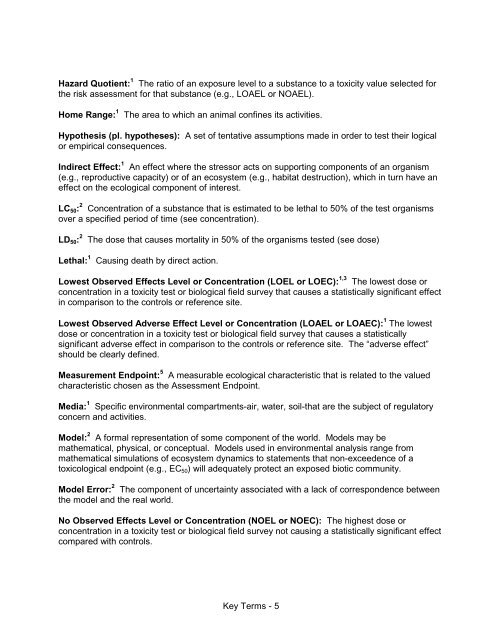 Tri-Service Remedial Project Manager's Guide for Ecological Risk ...